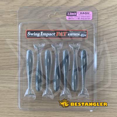 Keitech FAT Swing Impact 3.3" Hasu (Silver Shiner) - #431