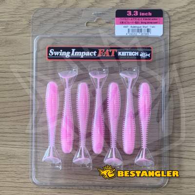 Keitech FAT Swing Impact 3.3" Bubblegum Shad - #442