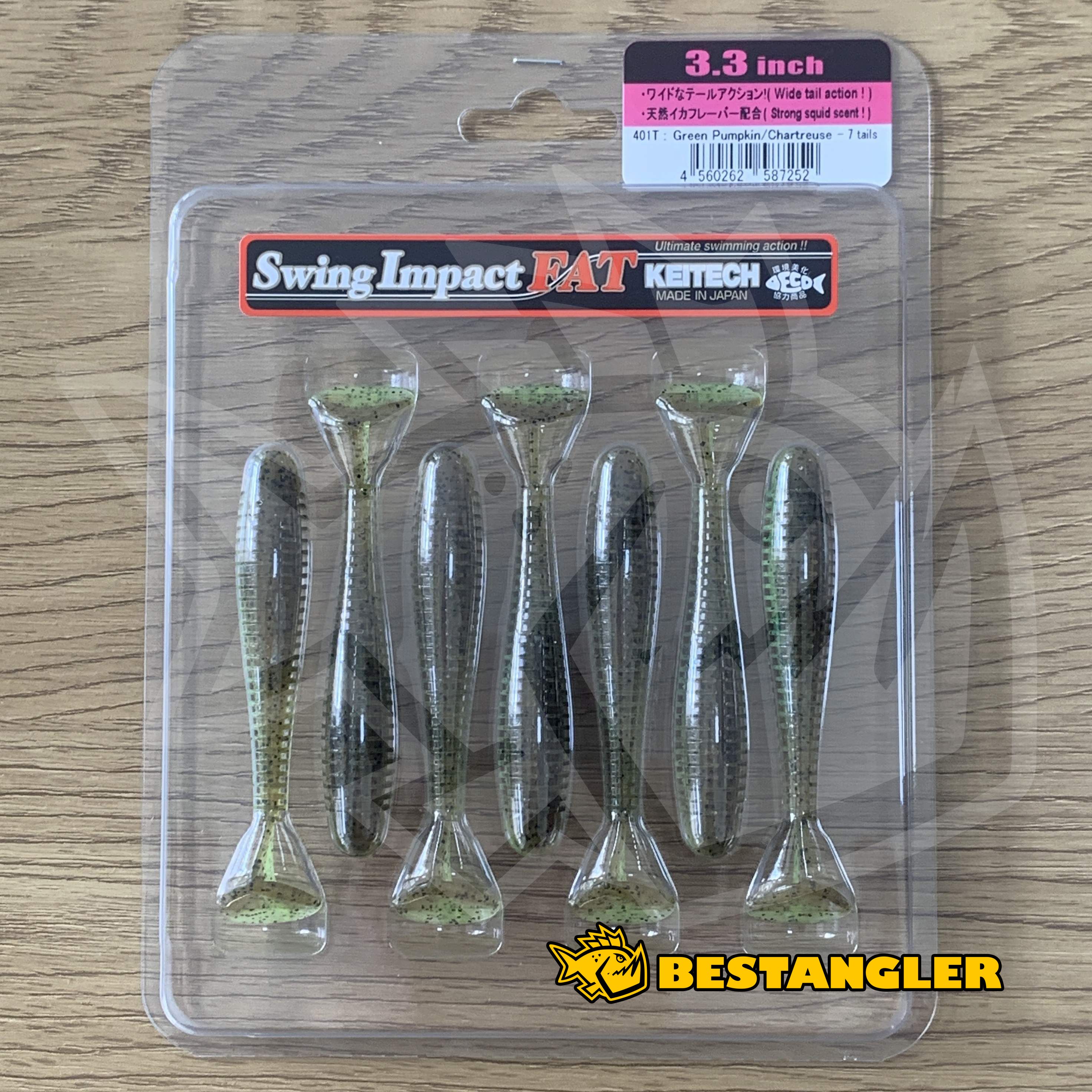 Keitech Fat Swing Impact Sexy Shad; 2.8 in.