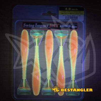 Keitech FAT Swing Impact 4.8" Orange Shiner - #441 - UV1