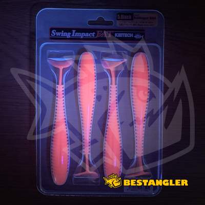 Keitech FAT Swing Impact 5.8" Bubblegum Shad - #442 - UV