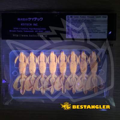 Keitech Crazy Flapper 2.8" Delta Craw - #407 - UV2