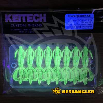 Keitech Crazy Flapper 2.8" Motoroil PP. Red - CT#17 - UV1