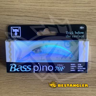 Jackall Basspino 70F Natural Ghost Wakasagi - 5418 - UV