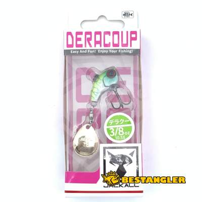 Jackall Deracoup 26 mm 3/8 oz 10 g HL Chartreuse Back Tiger