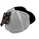 BESTANGLER Flexfit black and white full mesh cap