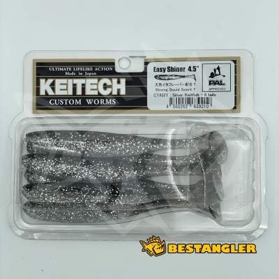 Keitech Easy Shiner 4.5" Silver Baitfish - CT#32