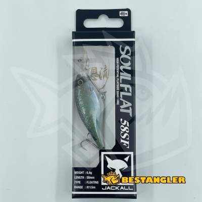 Jackall Soul Flat 58SF SK Dark Thunder Clear Bait - 5503