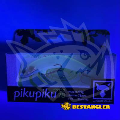 Jackall PikuPiku 78 Dead White - 0095 - UV