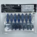 Keitech Crazy Flapper 3.6" Black Blue - #413