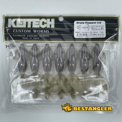 Keitech Crazy Flapper 3.6" Vio Greenie - BA#07