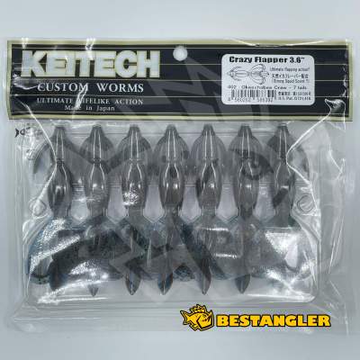 Keitech Crazy Flapper 3.6" Okeechobee Craw - #402
