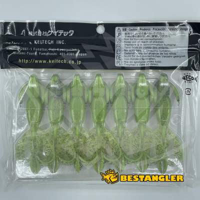 Keitech Crazy Flapper 3.6" Purple Chartreuse - BA#03