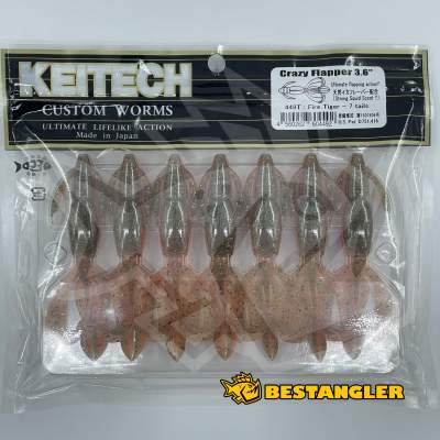 Keitech Crazy Flapper 3.6" Fire Tiger - #449