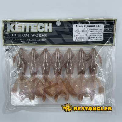 Keitech Crazy Flapper 3.6" Golden Goby - BA#06