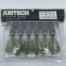 Keitech Crazy Flapper 4.4" Purple Chartreuse - BA#03