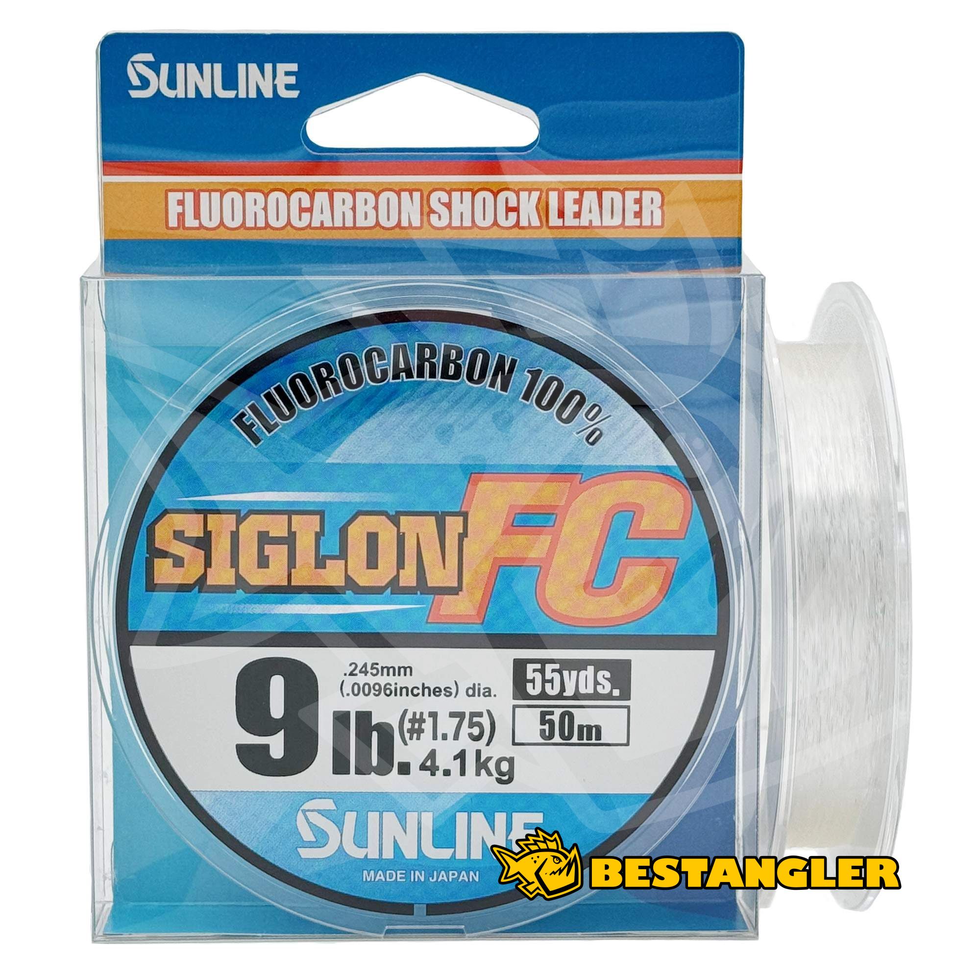 Fil De Pêche Fluorocarboné Sunline Siglon FC - 10LB #2 - 4,7 Kg - 50 M