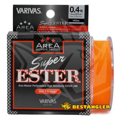 Varivas Super Trout Area Super Ester 150 m Neo Orange