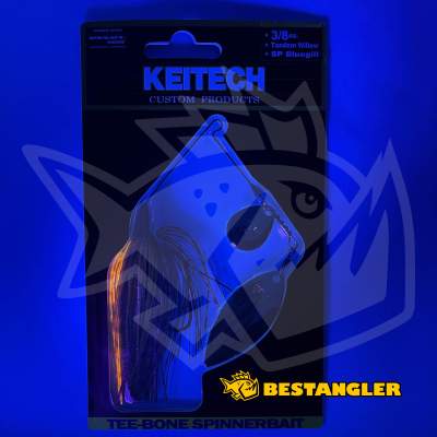 Keitech Tee-Bone Spinnerbait TW 3/8 oz 10.5 g SP Bluegill - TSTW38510 - UV