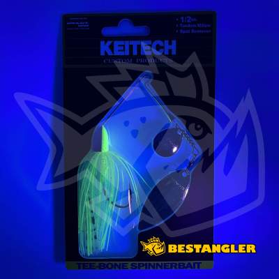 Keitech Tee-Bone Spinnerbait TW 1/2 oz 14 g Spot Remover - TSTW12512 - UV