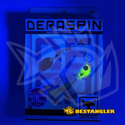 Jackall Deraspin 3/8 oz 10.5 g Light Blueback Chartreuse - 138627 - UV