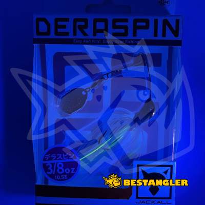 Jackall Deraspin 3/8 oz 10.5 g Devils Clear Ver. 2 - 138665 - UV