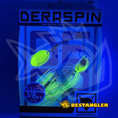 Jackall Deraspin 3/8 oz 10.5 g Blueback Chartreuse Dip - 177220 - UV