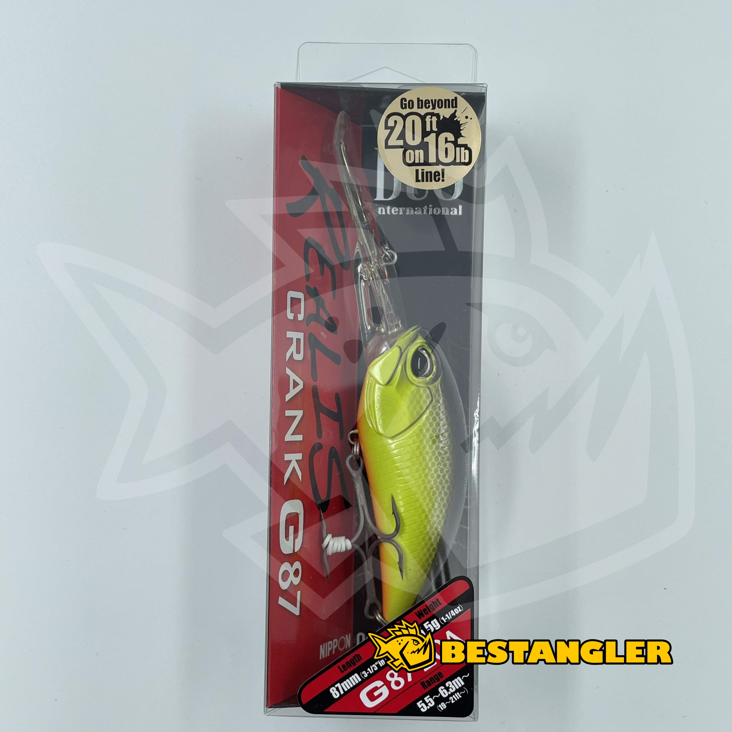 DUO Realis Crank G87 20A Hazzard Chart ACC3007 | BESTANGLER.com