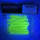 Keitech Easy Shiner 2" Chartreuse Shad - CT#13 - UV