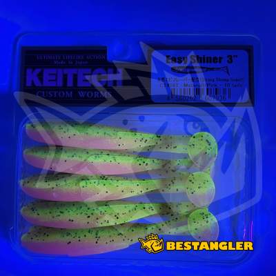Keitech Easy Shiner 3" Motoroil / Pink - CT#16 - UV