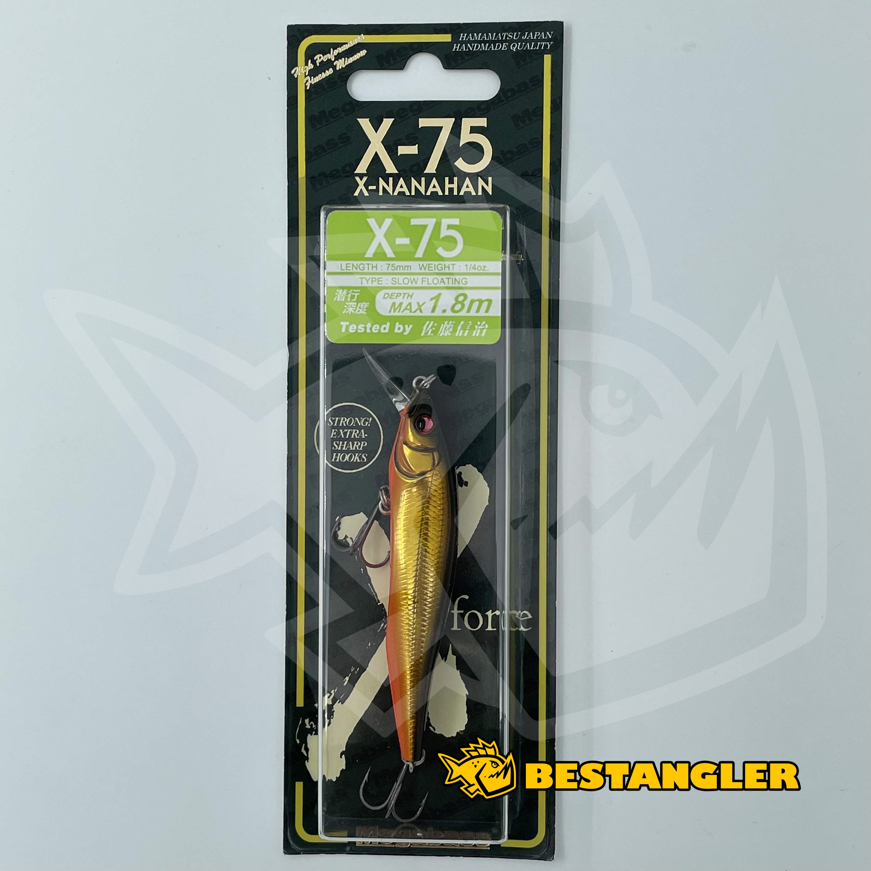 Megabass X-Nanahan GG Megabass Kinkuro | BESTANGLER.com