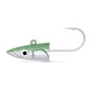 Fiiish Crazy Sand Eel n°1 100 mm Heads Offshore 2x - 10g - Pearl Green - CSE217