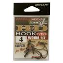 DECOY Worm 117 HD Hook Offset #4 - 818244