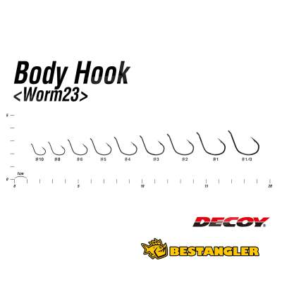 DECOY Worm 23 Body Hook #2 - 819739
