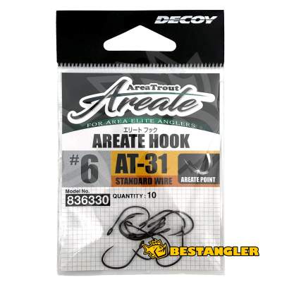 DECOY AT-31 AREATE Hook Standard Wire #6 - 836330