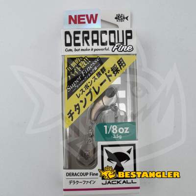 Jackall Deracoup Fine 3.5 g 1/8 oz Silver Powder Wakasagi