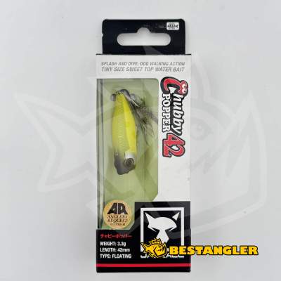 Jackall Chubby Popper 42 Mat Lemon
