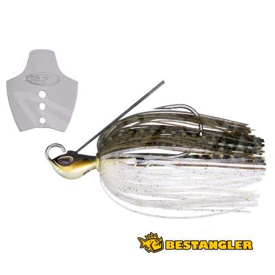 O.S.P Metal Blade Jig 1/4 oz 7 g Green Pumpkin Shad BJ55