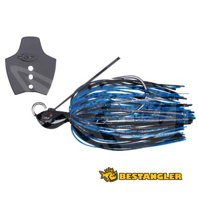 O.S.P Metal Blade Jig 1/4 oz 7 g Black / Blue BJ56