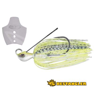 O.S.P Metal Blade Jig 3/8 oz 10 g White Chart BJ52