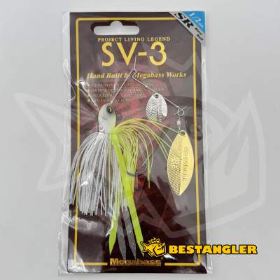 Megabass SV-3 SR 1/2 oz 14 g White Chart - 08