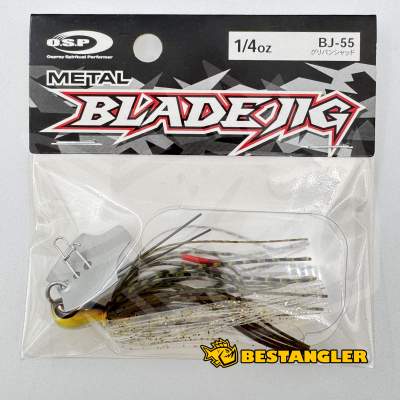 O.S.P Metal Blade Jig 1/4 oz 7 g Green Pumpkin Shad BJ55