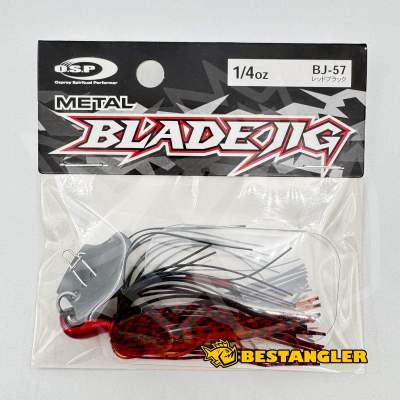 O.S.P Metal Blade Jig 1/4 oz 7 g Red Black BJ57