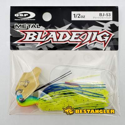 O.S.P Metal Blade Jig 1/2 oz 14 g Chart Blue Back BJ53