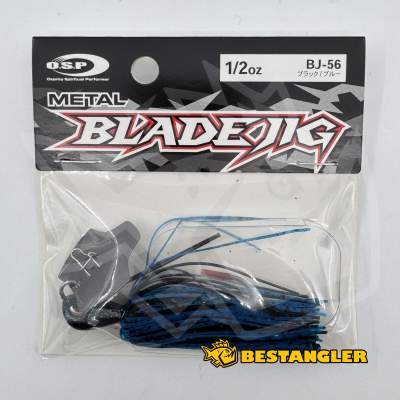 O.S.P Metal Blade Jig 1/2 oz 14 g Black / Blue BJ56