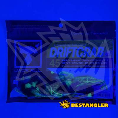 Jackall Drift Crab 45 Green Pumpkin / Chart - UV