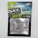 Fiiish Black Minnow n°3 120 mm Hooks Krog Premium 4x - BM077