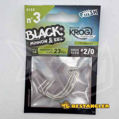 Fiiish Black Minnow n°3 120 mm Hooks Krog Premium 4x - BM077