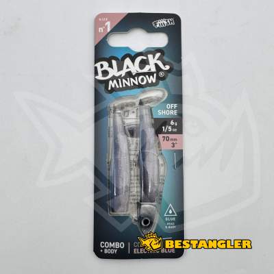 Fiiish Black Minnow n°1 70 mm Combo Offshore + Body - 6g - Electric Blue - BM3033
