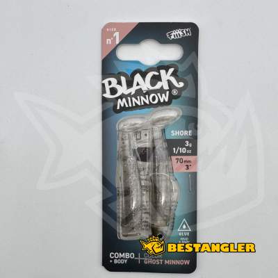 Fiiish Black Minnow n°1 70 mm Combo Shore + Body - 3g - Ghost Minnow - BM1378